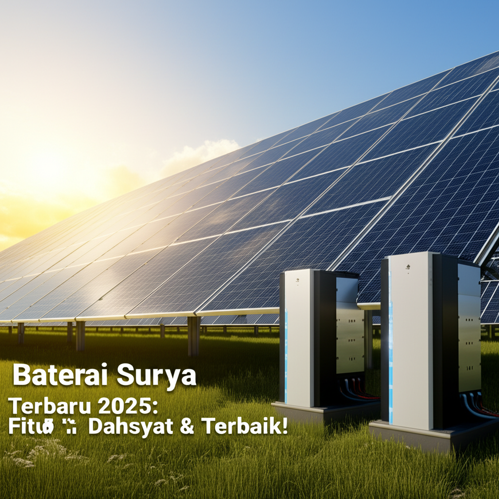 Baterai Surya Terbaru 2025: Fitur Dahsyat & Terbaik!