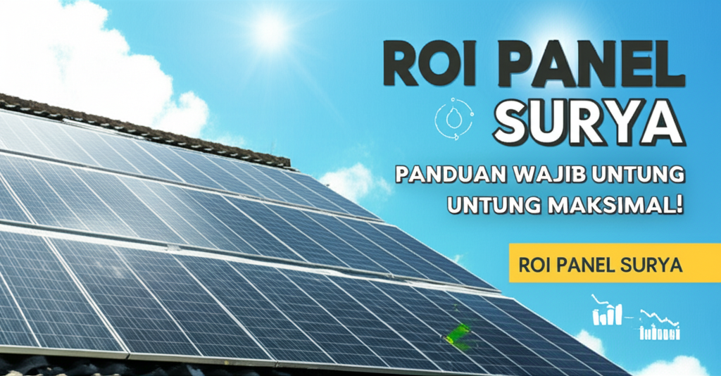 ROI Panel Surya: Panduan Wajib Untung Maksimal!