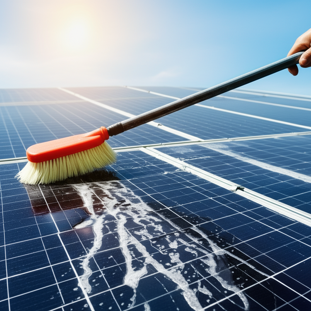 Bersihkan Panel Surya: Rahasia Aman & Efektif!