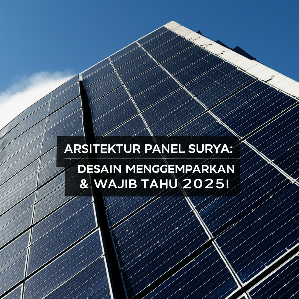 Arsitektur Panel Surya: Desain Menggemparkan & Wajib Tahu 2025